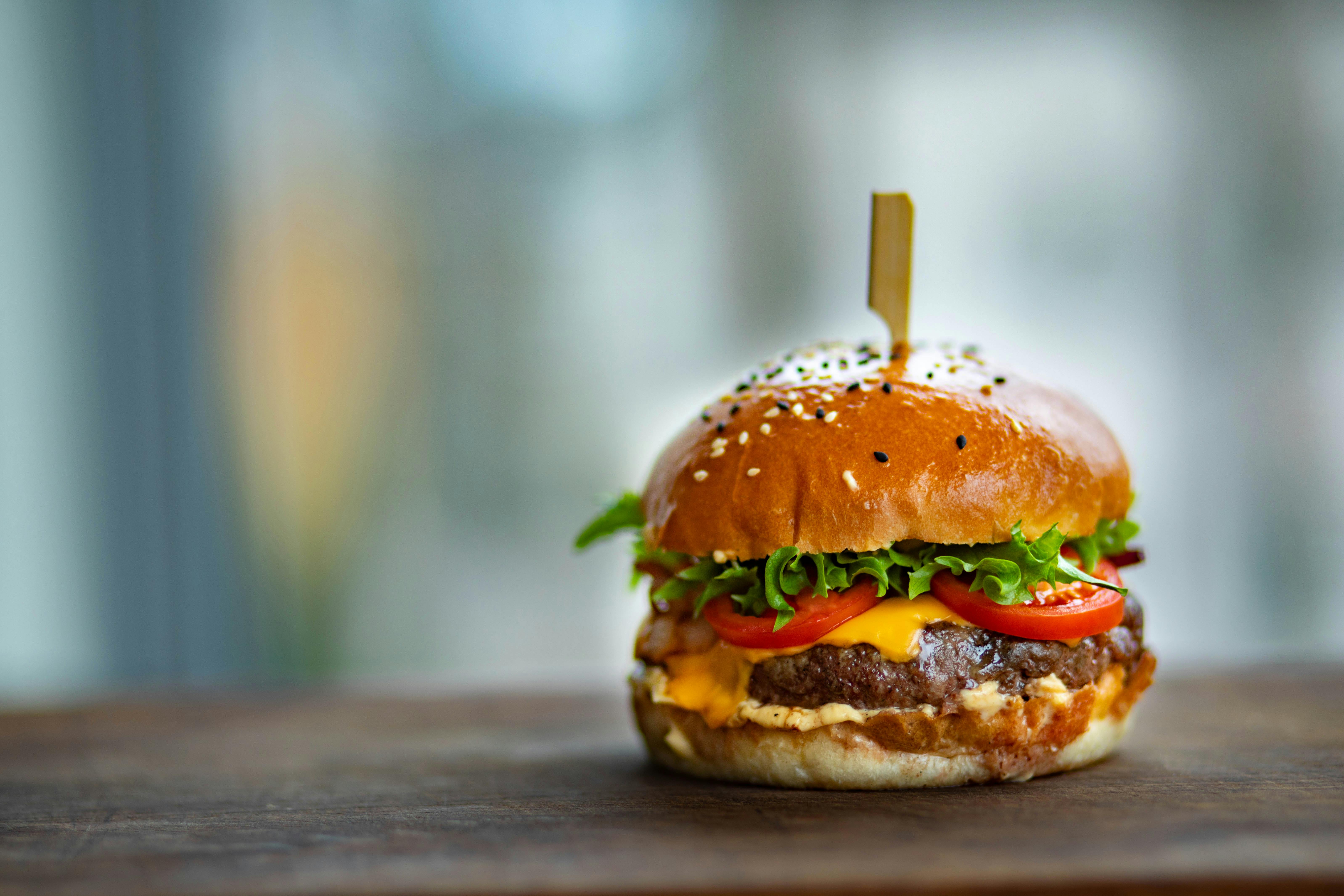 Double Patty burger with bacon and cheese
