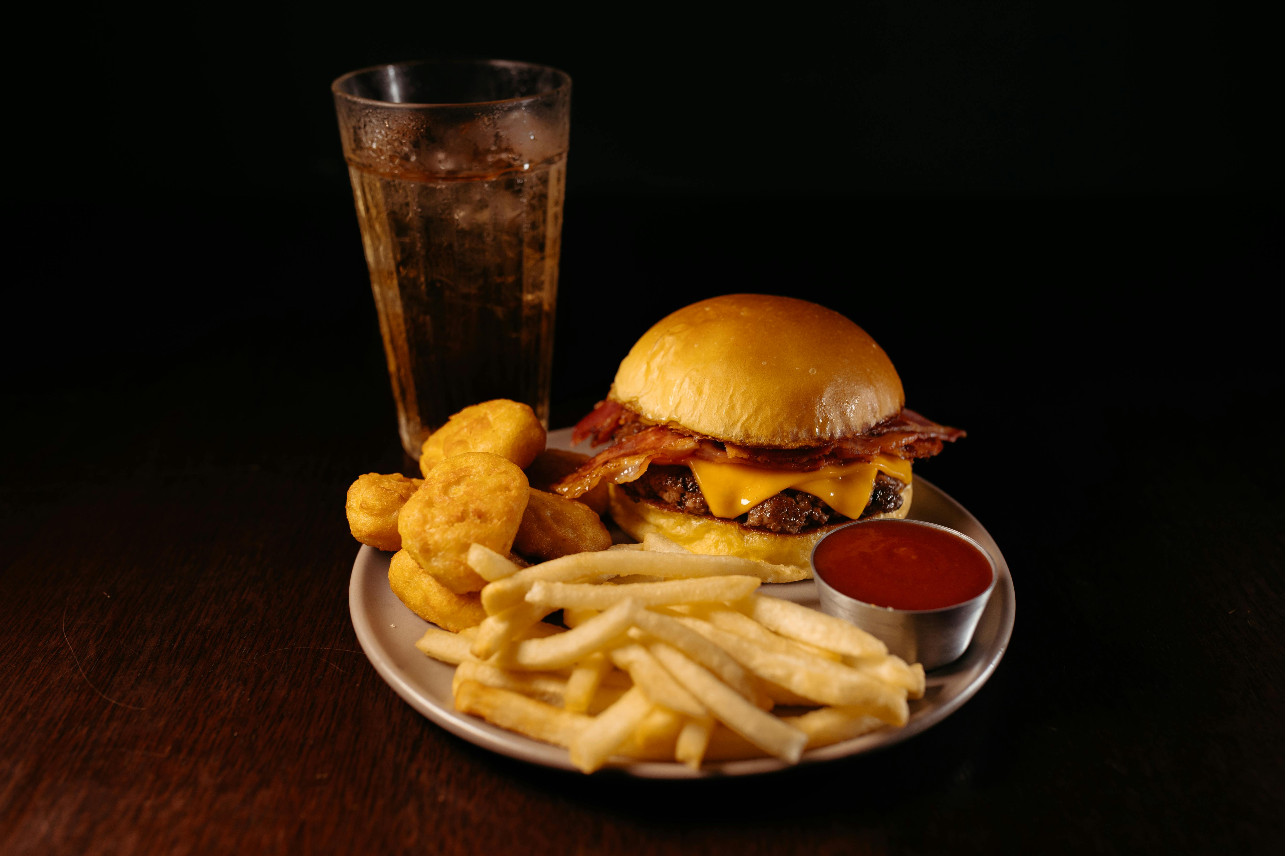 Double bacon burger
